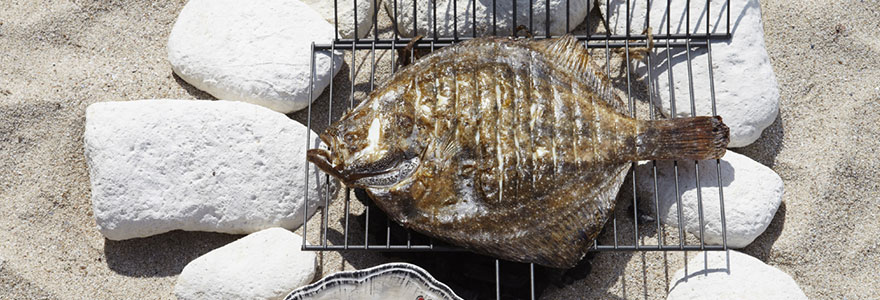 poisson à la plage